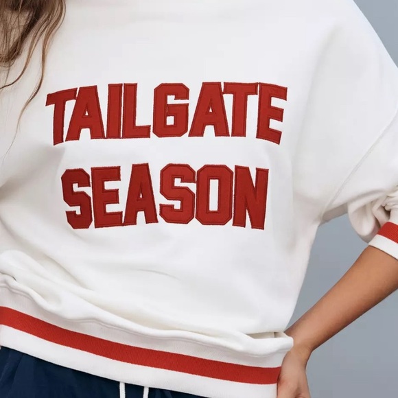 Beach Riot Tops - Anthropologie x Beach Riot Tailgate Season Sweatshirt